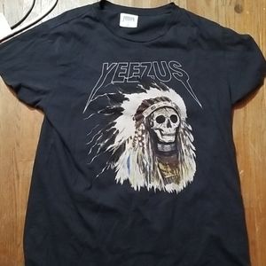 Yeezus tour merch shirt